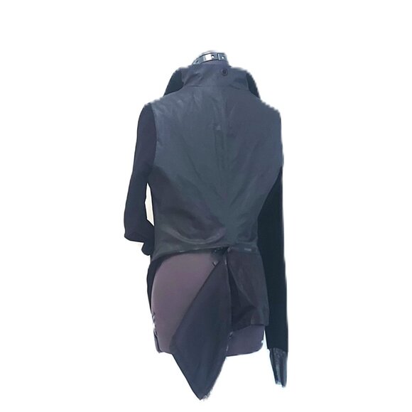 Art Point Convertible Leather Jacket NWT - Size M - Picture 13 of 16